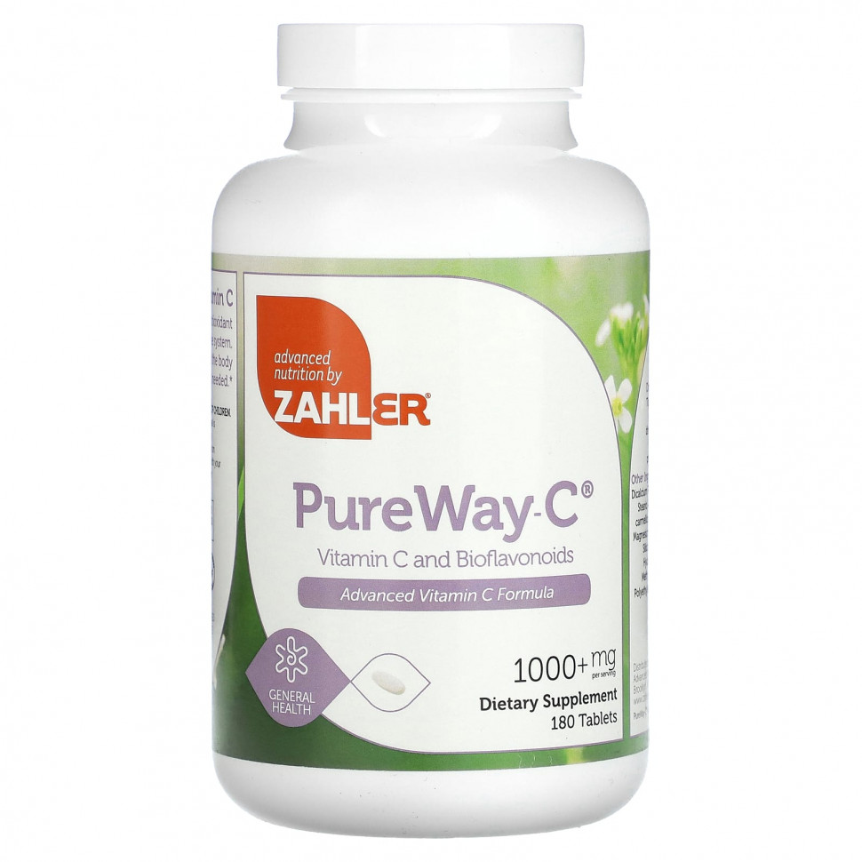 ������ ������ Zahler, PureWay-C, ������� C � �������������, ����� 1000 ��, 180 ��������  IHerb (������) ����