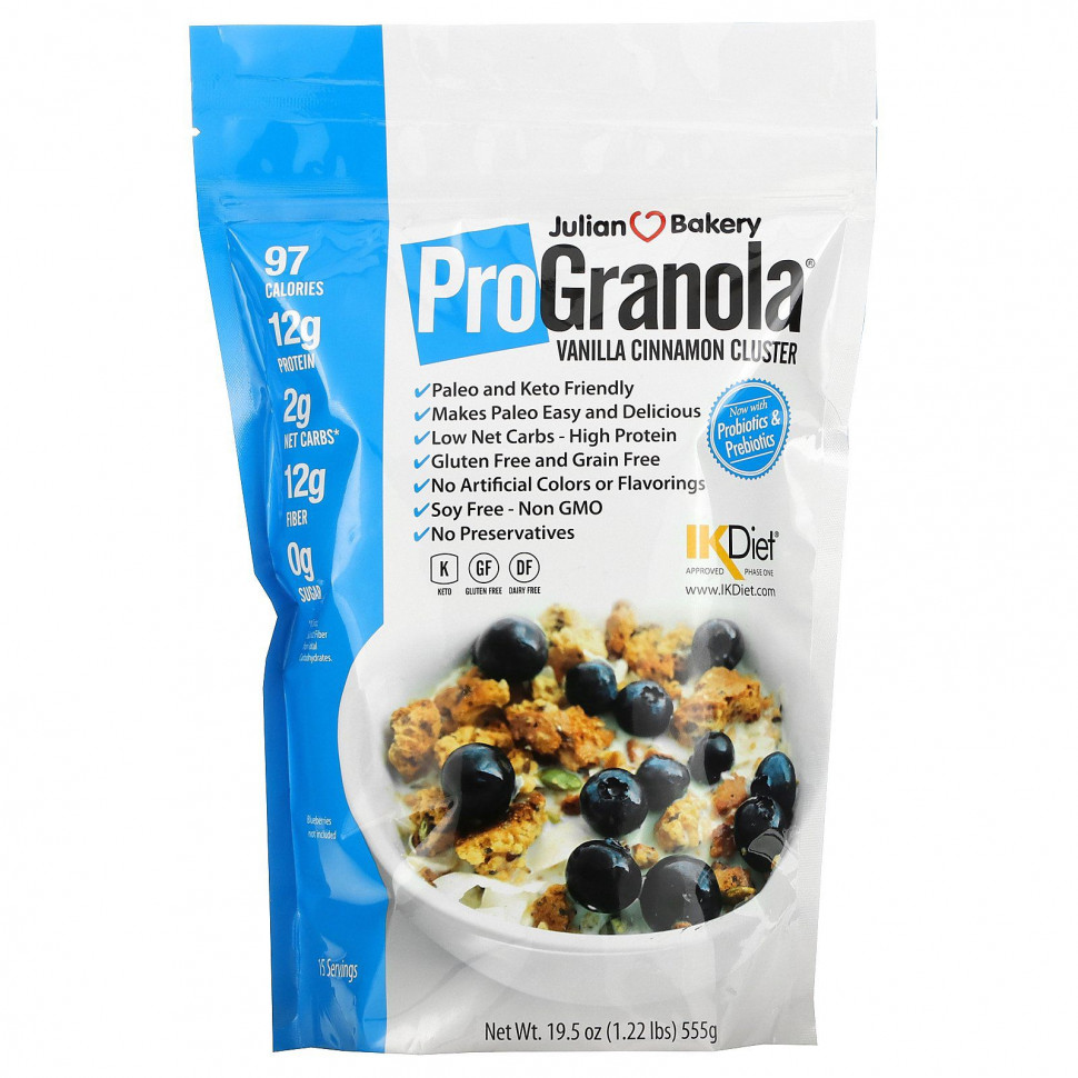 ������ ������ Julian Bakery, Pro Granola, ������ � ������, 1,22 ����� (555 �)  IHerb (������) ����