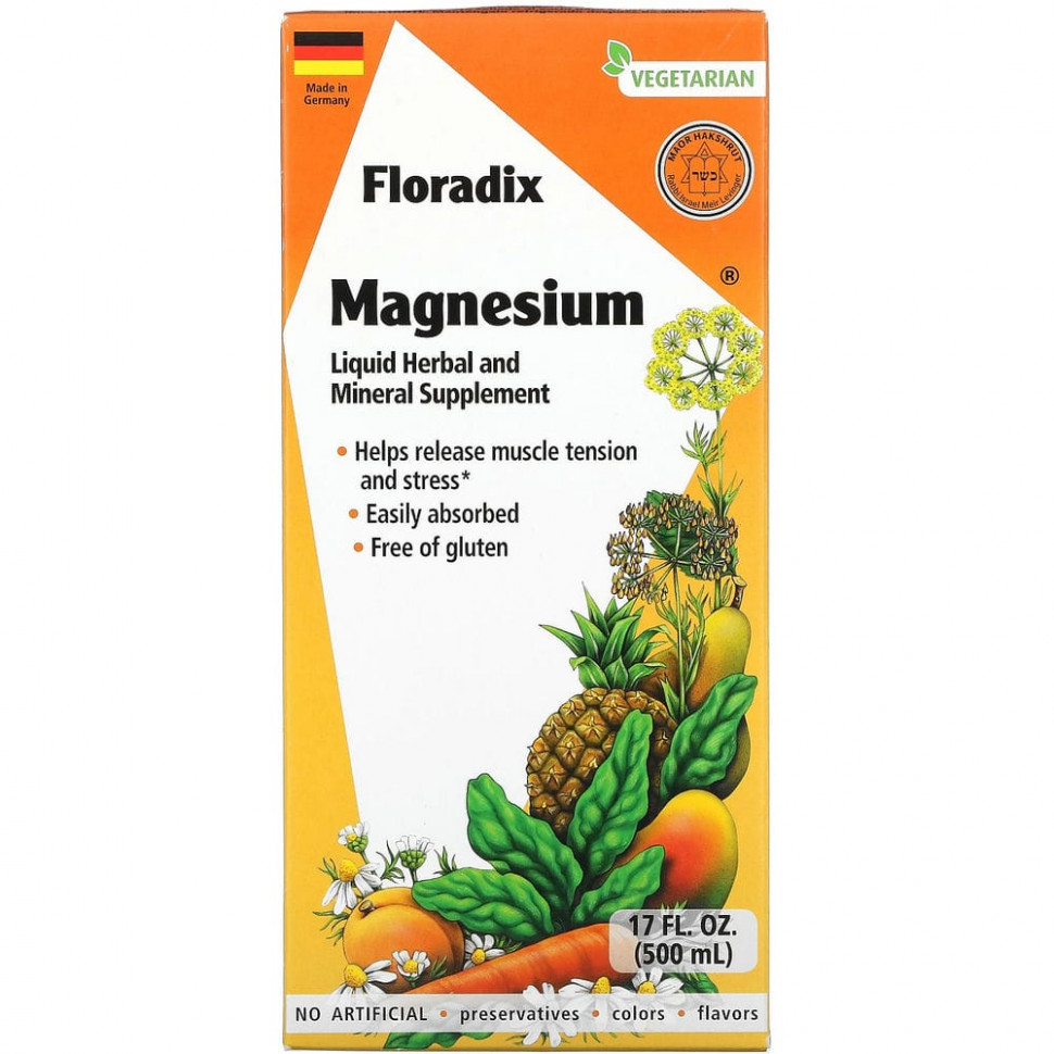 ������ ������ Gaia Herbs, Floradix, ������� � �������, 500 �� (17 ����. �����)  IHerb (������) ����