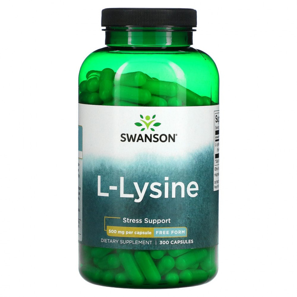 ������ ������ Swanson, L-�����, 500 ��, 300 ������  IHerb (������) ����