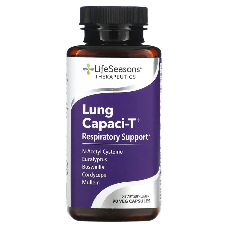 ������ ������ LifeSeasons, Lung Capaci-T, 90 �������������� ������  IHerb (������) ����
