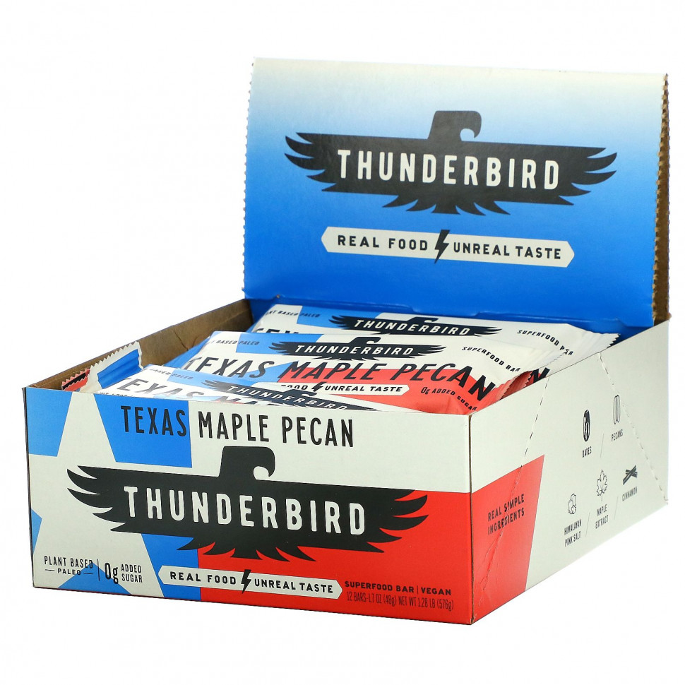 ������ ������ Thunderbird, Superfood Bar, ��������� ���� � �����, 12 ����������, 48 � (1,7 �����)  IHerb (������) ����