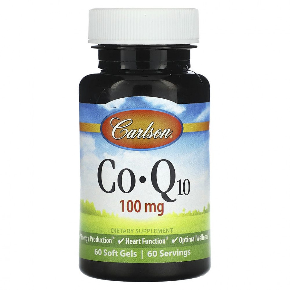 ������ ������ Carlson, CoQ10, 100 ��, 60 ������ ��������  IHerb (������) ����