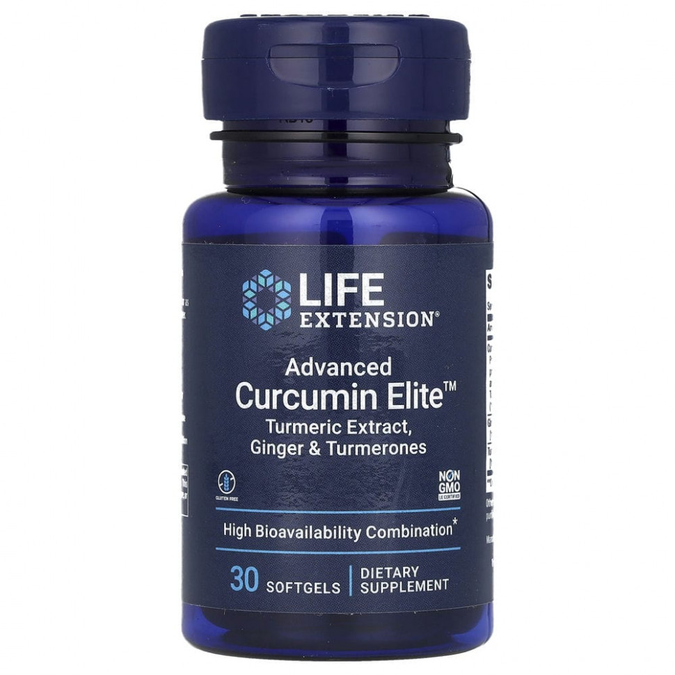 ������ ������ Life Extension, Advanced Curcumin Elite, �������� �������, ������ � ���������, 30 ������  IHerb (������) ����