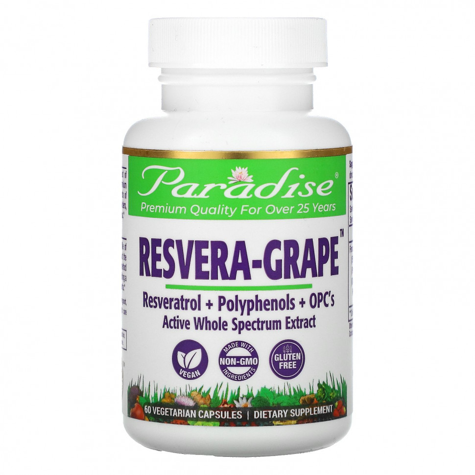 ������ ������ Paradise Herbs, MedVita, ResveraGrape, 60 Vegetarian Capsules  IHerb (������) ����