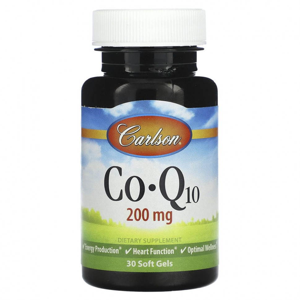 ������ ������ Carlson, Co-Q10, 200 ��, 30 ������ ��������  IHerb (������) ����