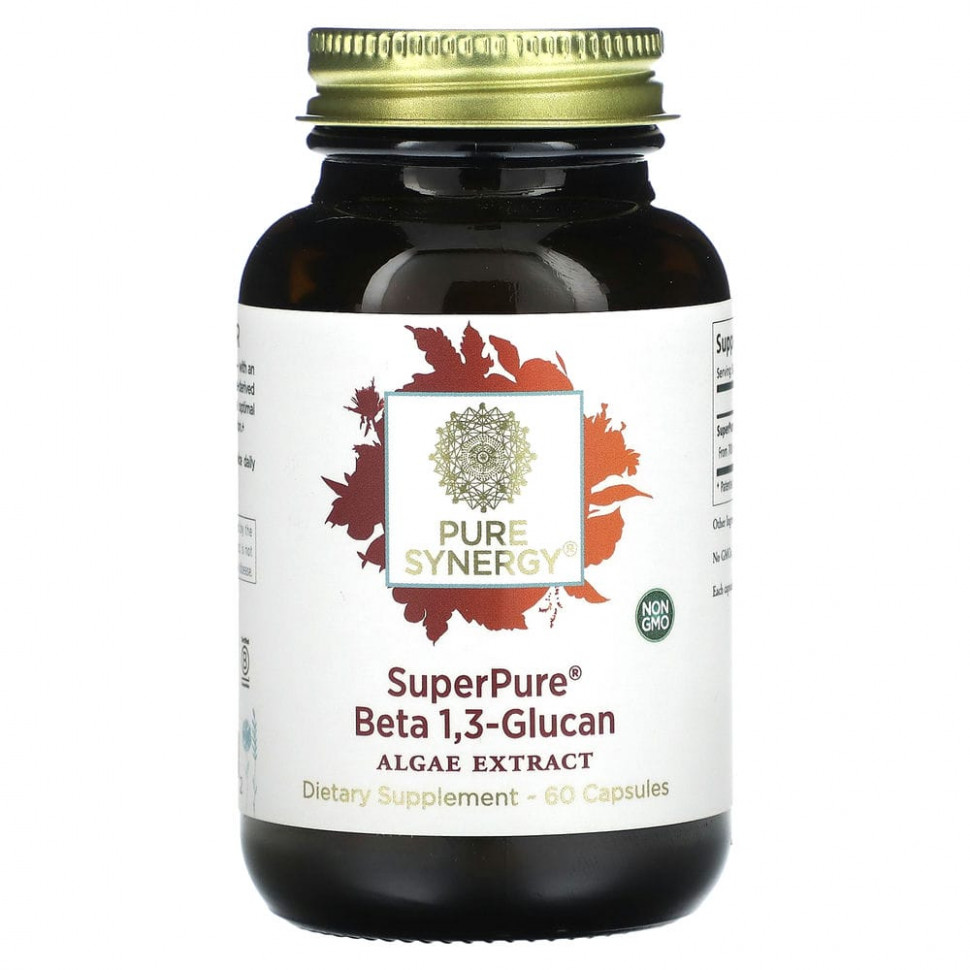 ������ ������ Pure Synergy, SuperPure, ���� 1,3-������, �������� ����������, 60 ������  IHerb (������) ����