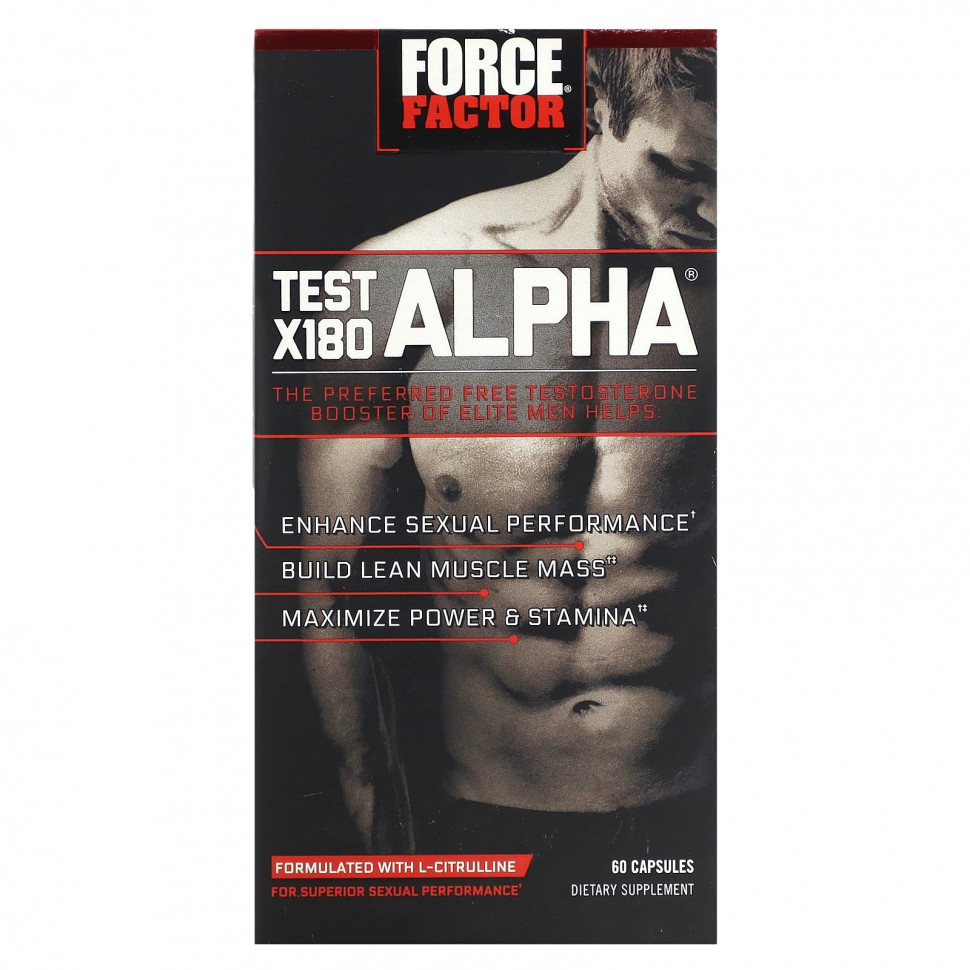 ������ ������ Force Factor, Test X180 Alpha`` 60 ������  IHerb (������) ����