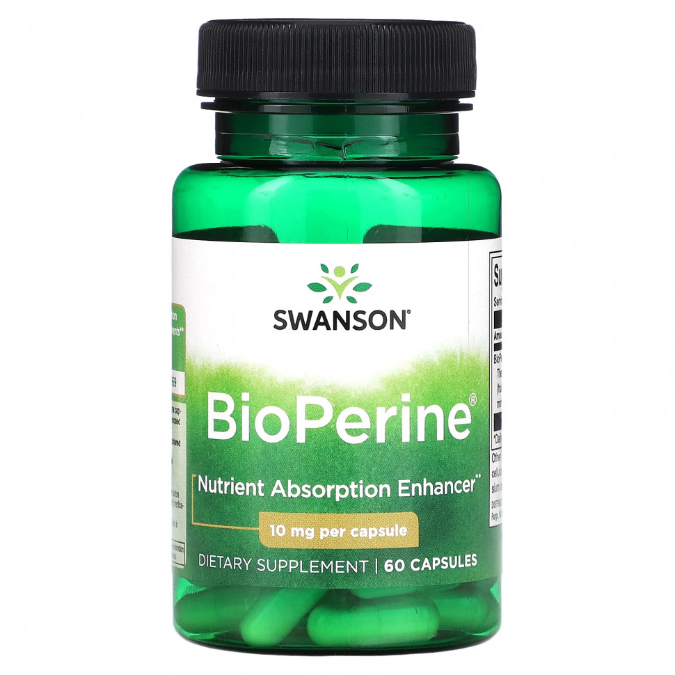 ������ ������ Swanson, BioPerine, 10 ��, 60 ������  IHerb (������) ����