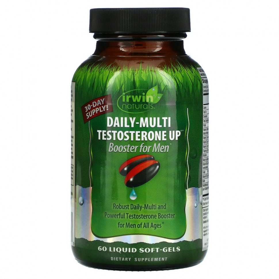 ������ ������ Irwin Naturals, Daily-Multi Testosterone Up Booster ��� ������, 60 ����������� ������  IHerb (������) ����