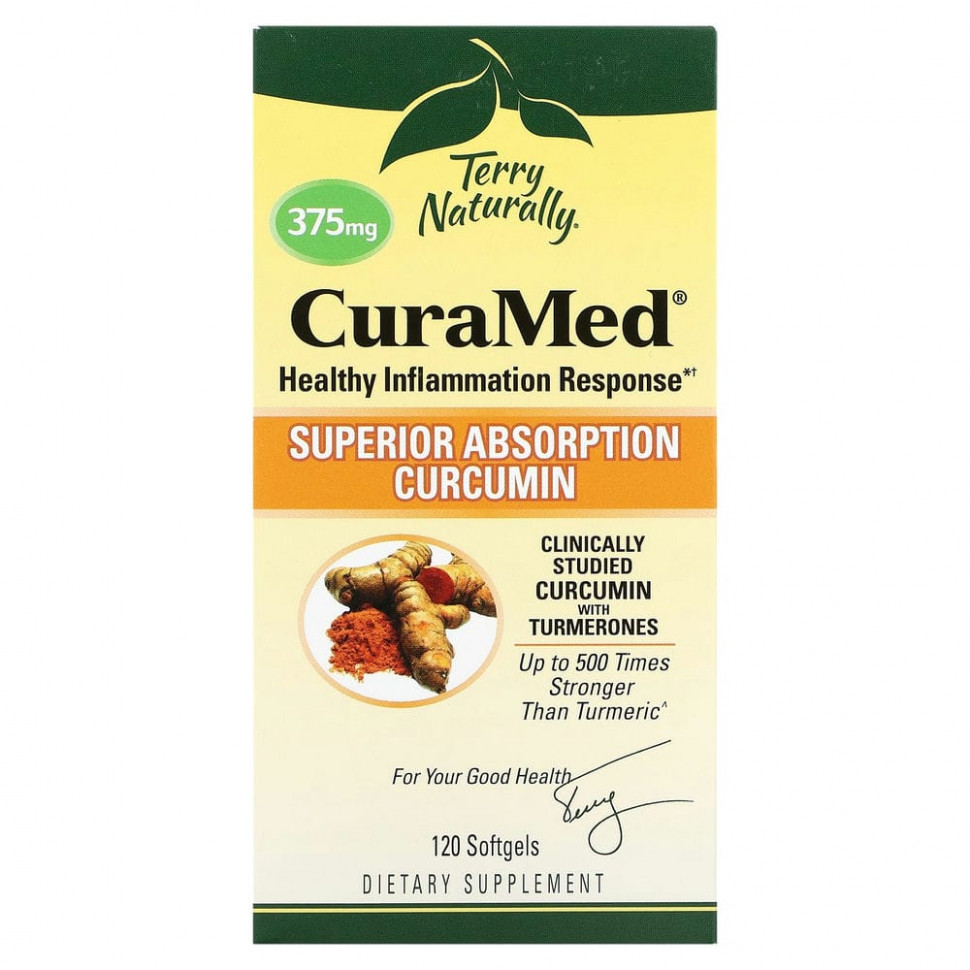������ ������ Terry Naturally, CuraMed, 375 ��, 120 ������ ����������� ������  IHerb (������) ����