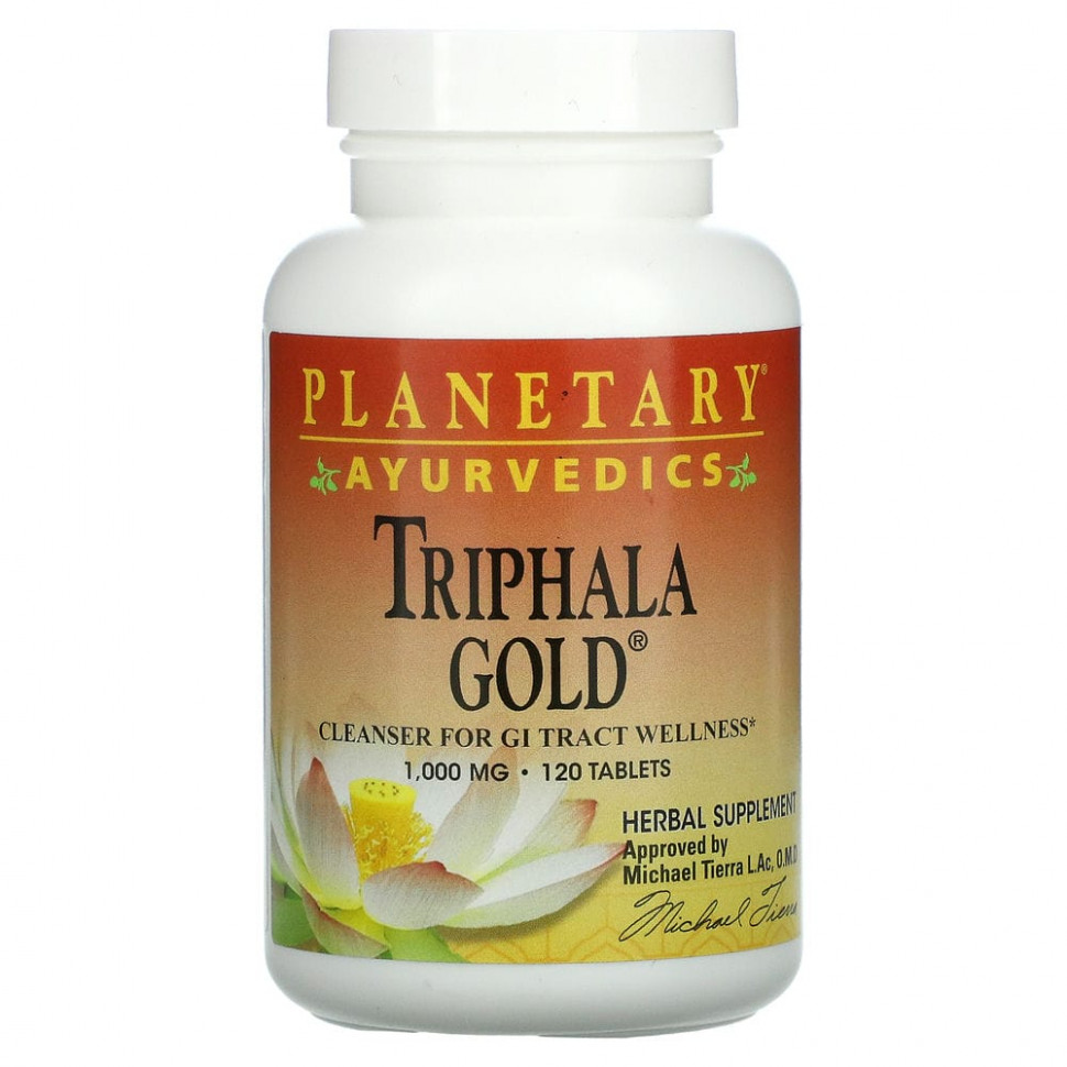 ������ ������ Planetary Herbals, Ayurvedics, Triphala Gold, 1000 ��, 120 ��������  IHerb (������) ����