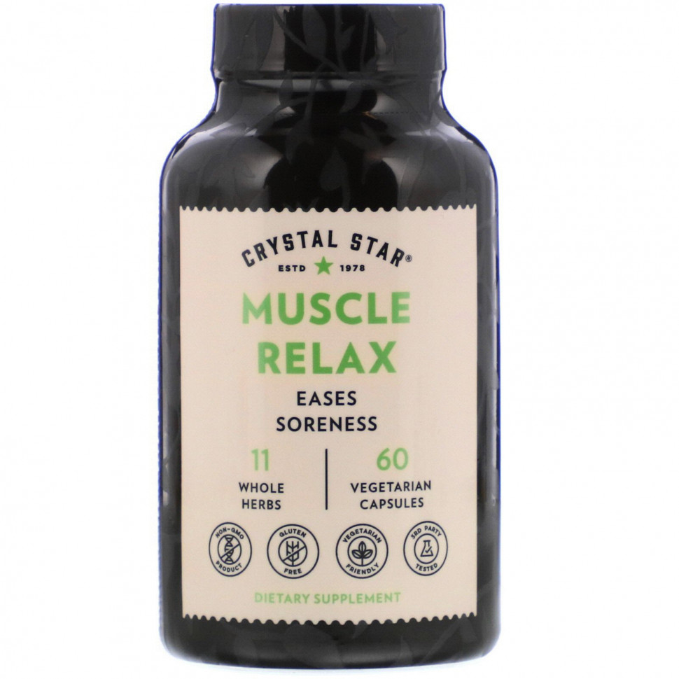 ������ ������ Crystal Star, Muscle Relax, ��� ������������ ����, 60 �������������� ������  IHerb (������) ����