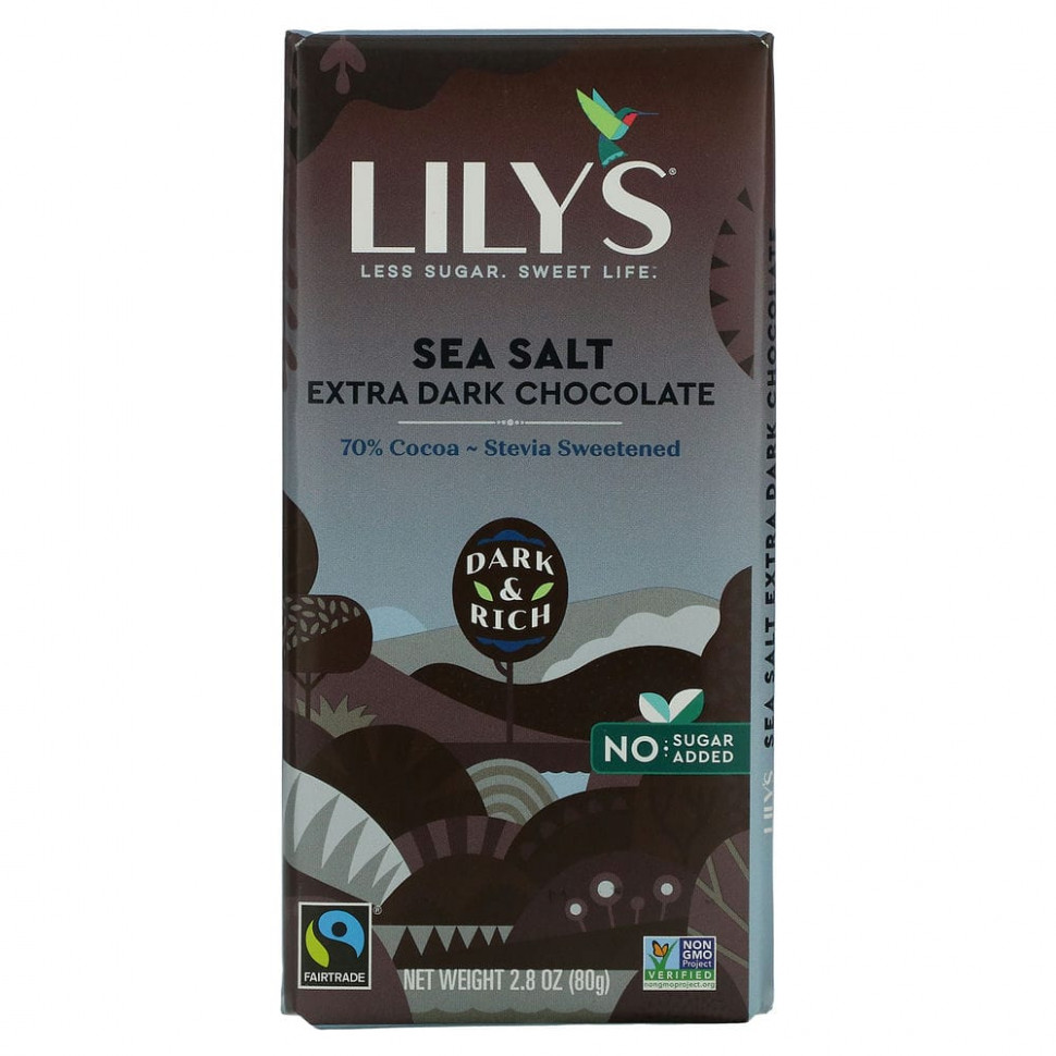 ������ ������ Lily's Sweets, ������ �������, � ������� �����, 70% �����, 80 � (2,8 �����)  IHerb (������) ����