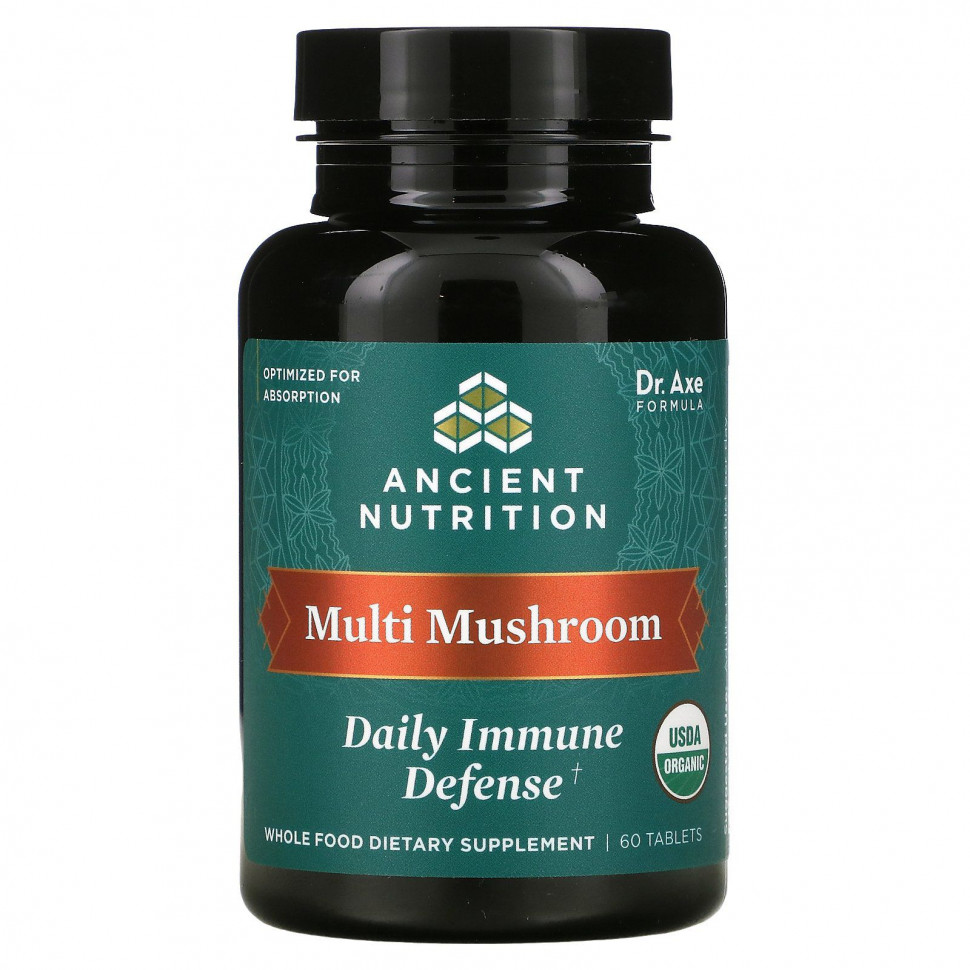 ������ ������ Dr. Axe / Ancient Nutrition, Multi Mushroom, ���������� ������ ����������, 60 ��������  IHerb (������) ����