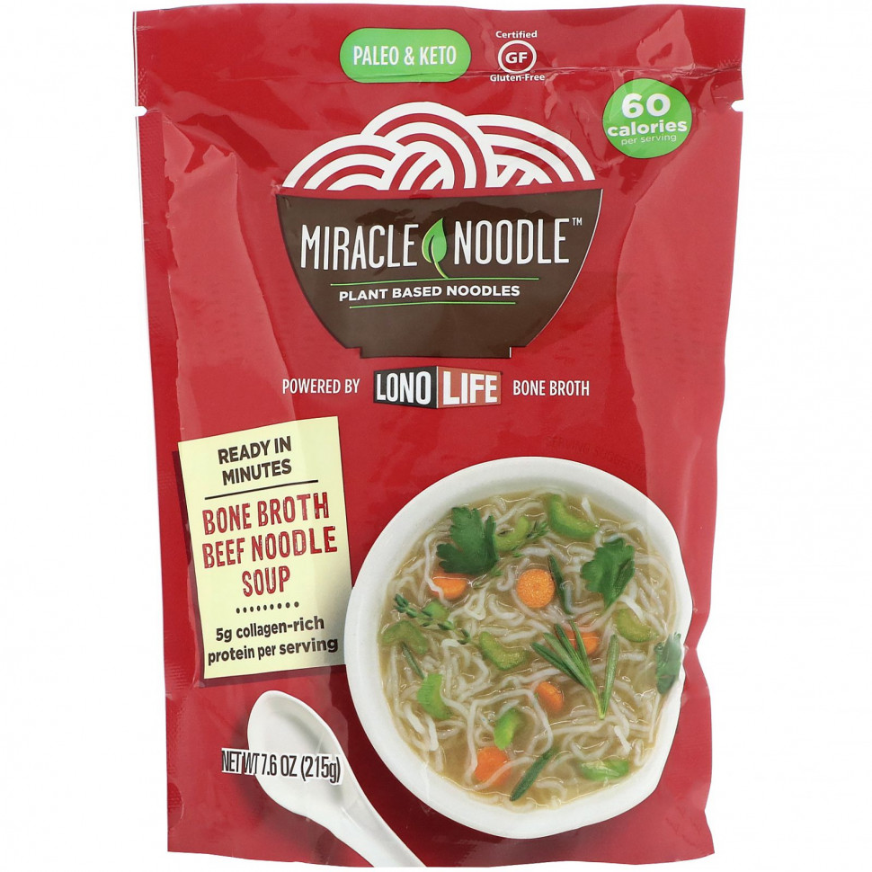 ������ ������ Miracle Noodle, ��� � ������ �� ������� �������, �������, 215 � (7,6 �����)  IHerb (������) ����