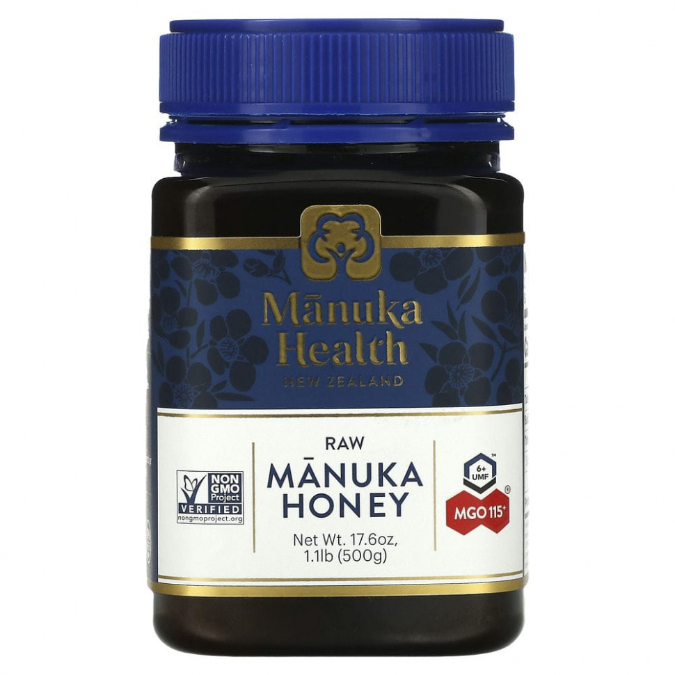 ������ ������ Manuka Health, ��� ������, MGO 115+, 500 � (1,1 �����)  IHerb (������) ����