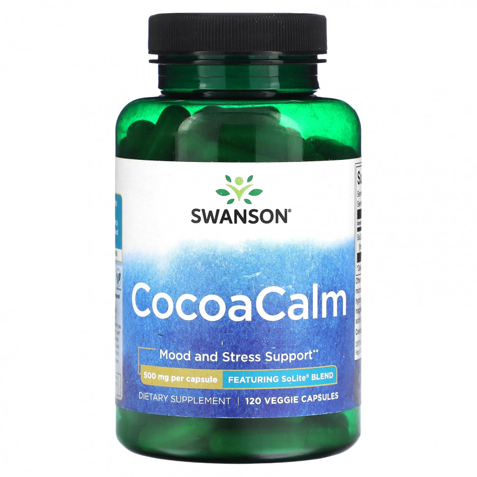 ������ ������ Swanson, CocoaCalm, 500 ��, 120 ������������ ������  IHerb (������) ����