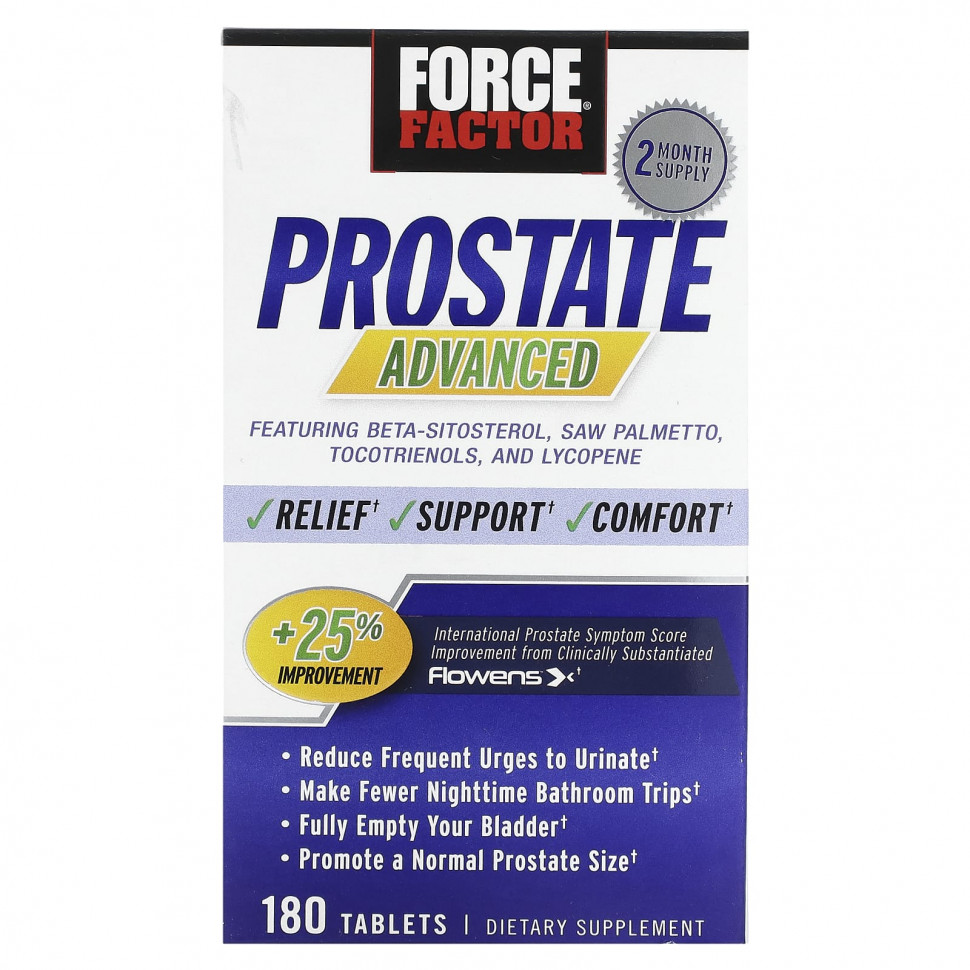 ������ ������ Force Factor, Prostate Advanced, 180 ��������  IHerb (������) ����