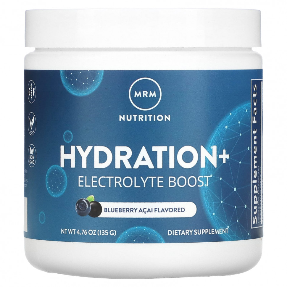 ������ ������ MRM Nutrition, Hydration + Electrolyte Boost, �������� � ����, 135 � (4,76 �����)  IHerb (������) ����