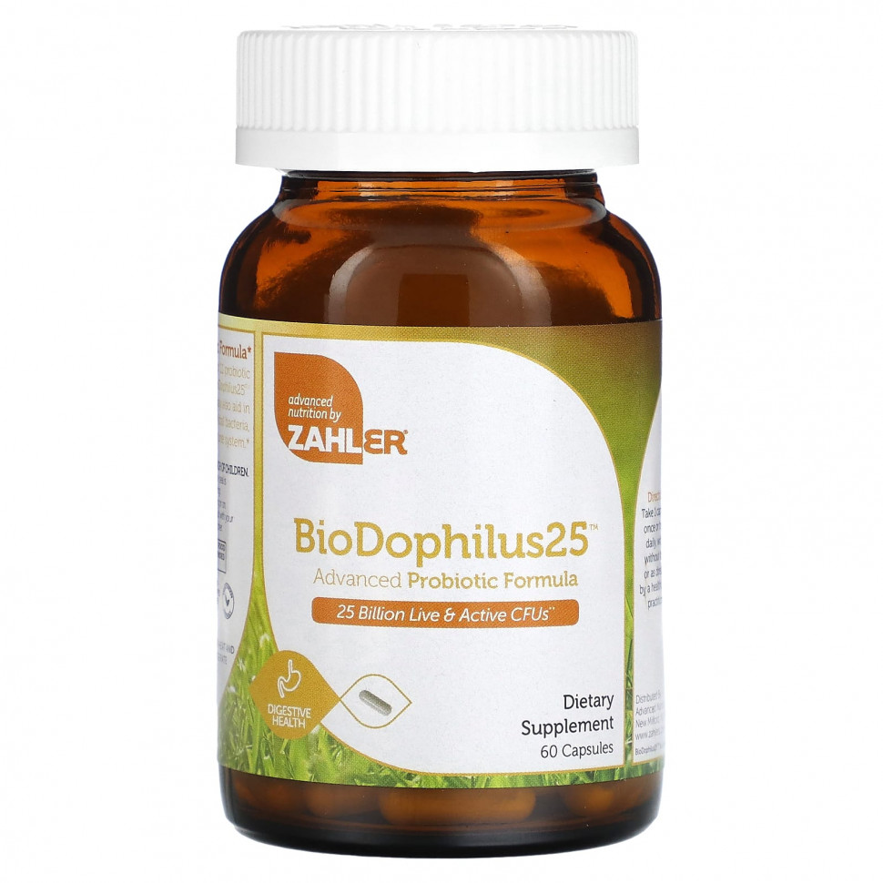 ������ ������ Zahler, BioDophilus25, ���������� ������� � ������������, 60 ������  IHerb (������) ����