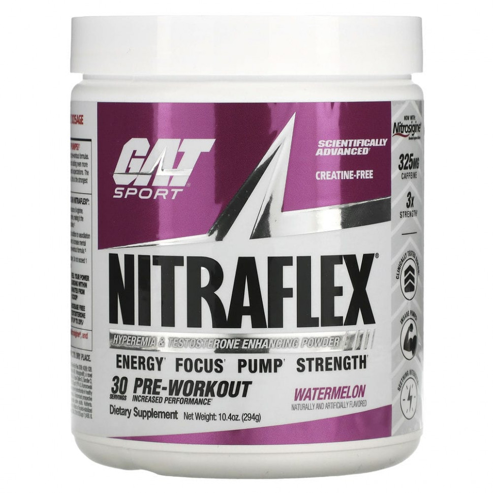 ������ ������ GAT, Sport, NITRAFLEX, �����, 294 � (10,4 �����)  IHerb (������) ����