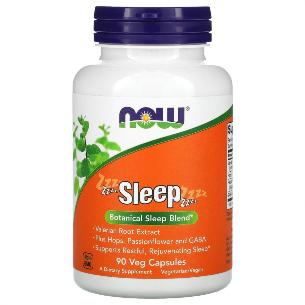 ������ ������ NOW Foods, Sleep, ������������ ����� ��� ���, 90 ������������ ������  IHerb (������) ����