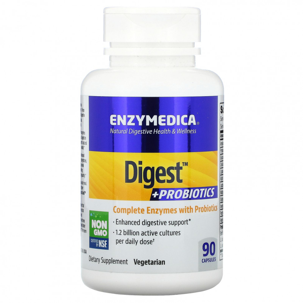 ������ ������ Enzymedica, Digest + ����������, 90 ������  IHerb (������) ����