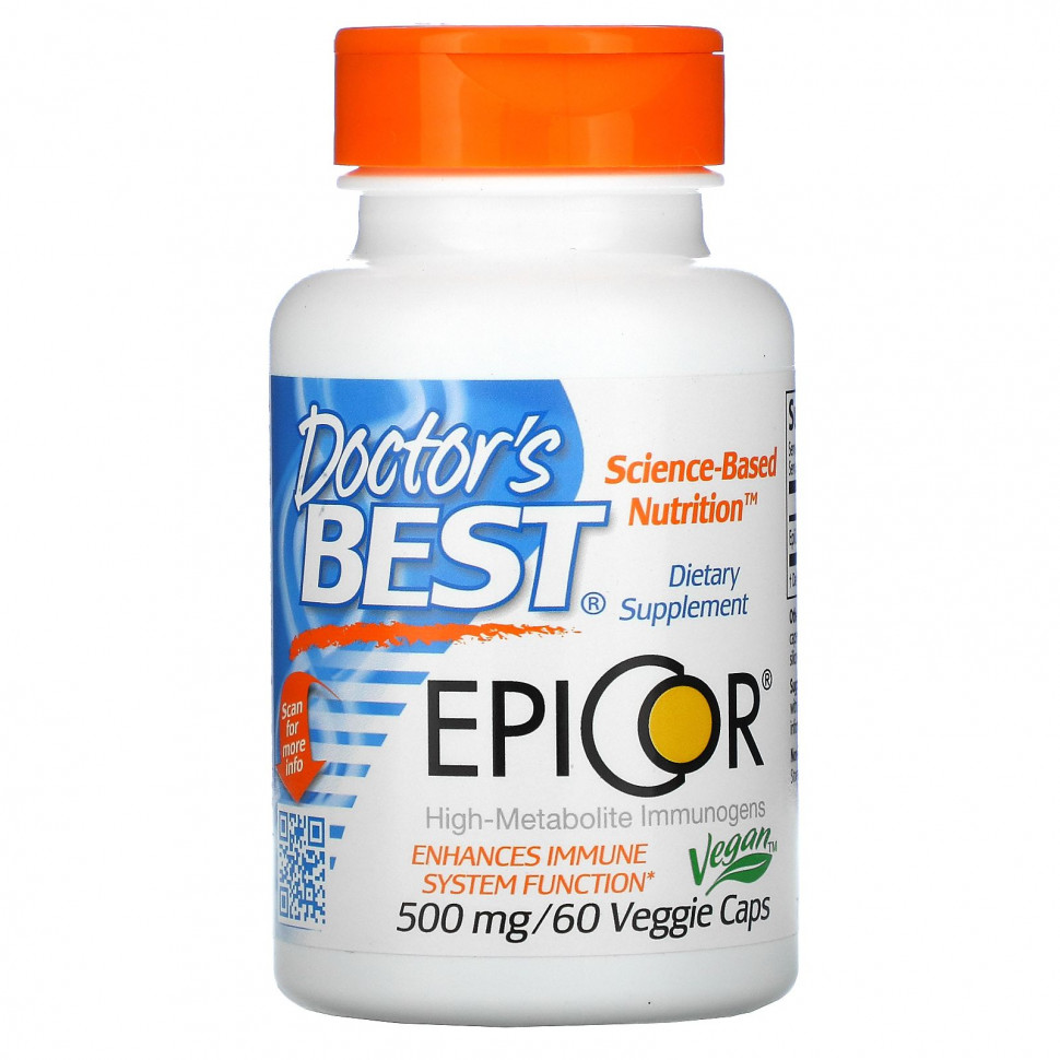 ������ ������ Doctor's Best, Epicor, 500 ��, 60 �������������� ������  IHerb (������) ����