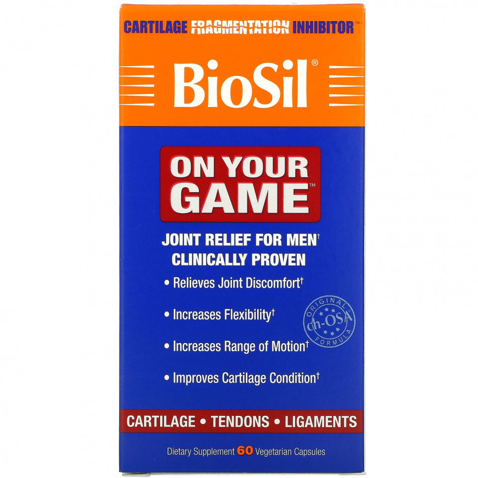 ������ ������ BioSil by Natural Factors, On Your Game, 60 �������������� ������  IHerb (������) ����