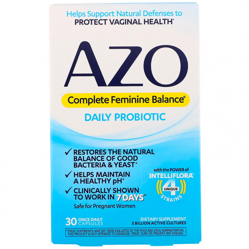 ������ ������ Azo, Complete Feminine Balance, ���������� ��������� ��� ������, 30 ������ ��� ������ ���� ��� � ����  IHerb (������) ����