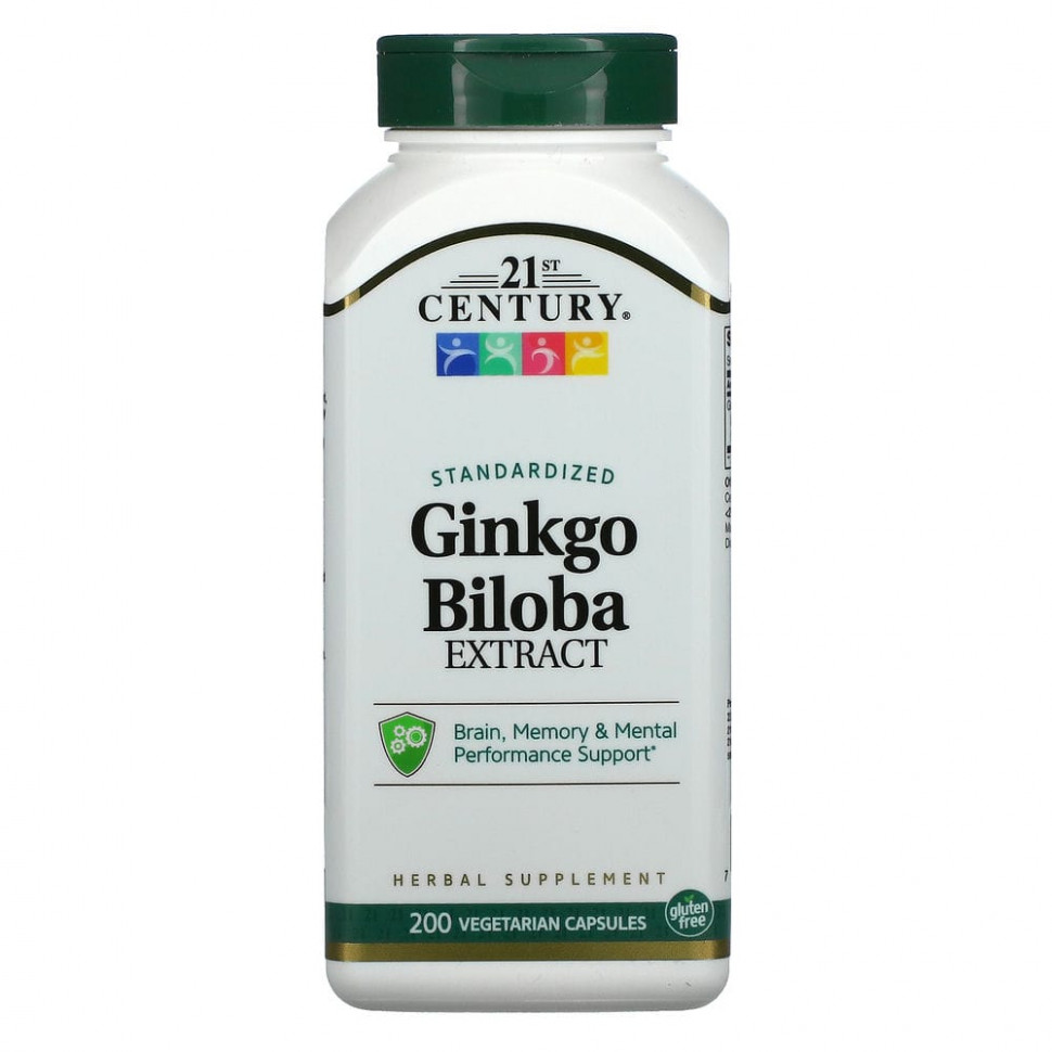 ������ ������ 21st Century, �������� Ginkgo biloba, �������������������, 200 �������������� ������  IHerb (������) ����
