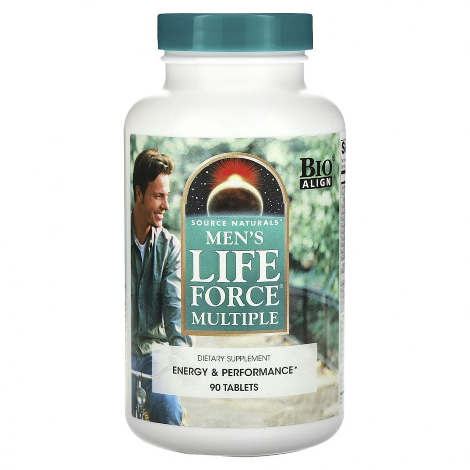 ������ ������ Source Naturals, Men's Life Force Multiple, 90 ��������  IHerb (������) ����