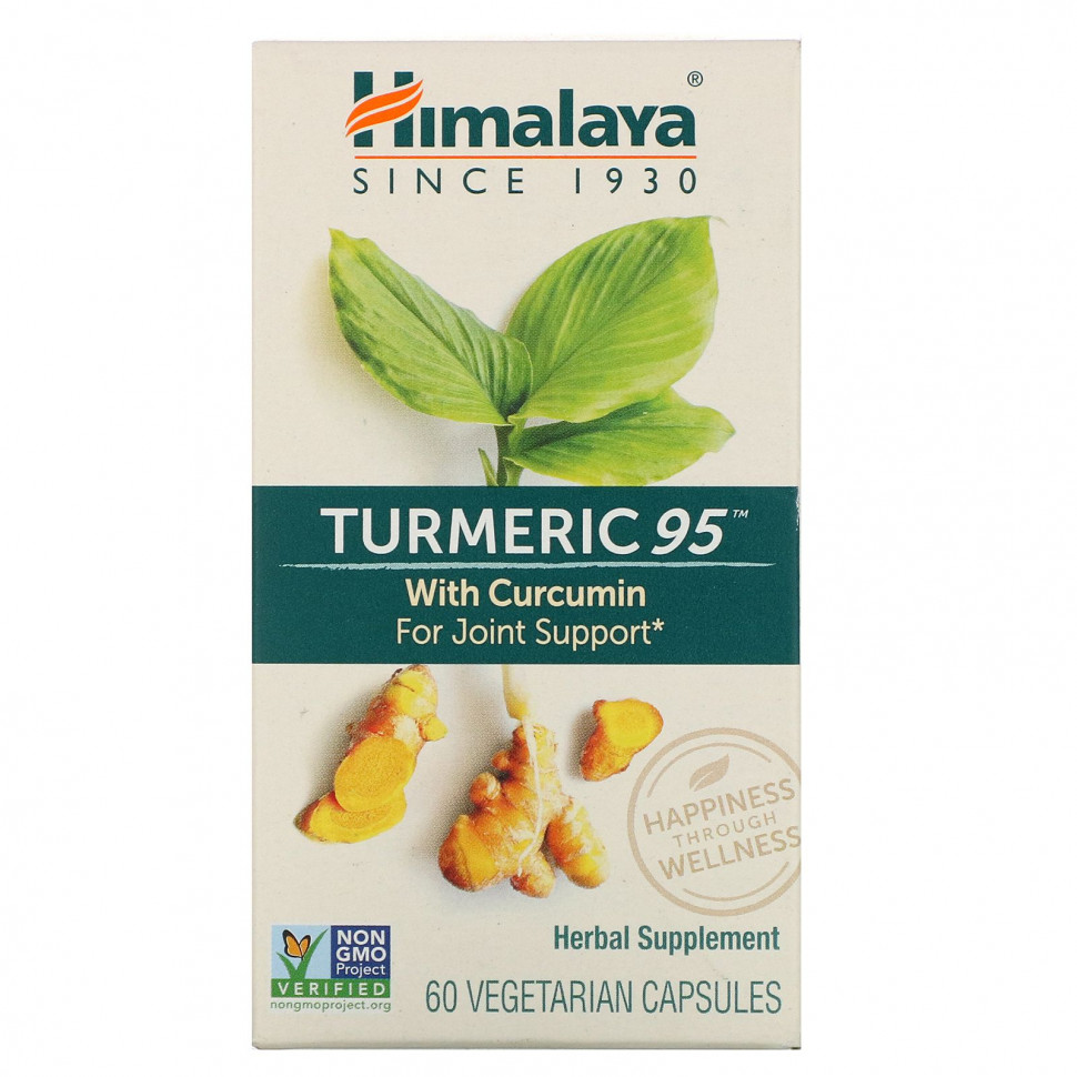 ������ ������ Himalaya, Turmeric 95 � ����������, 60 �������������� ������  IHerb (������) ����