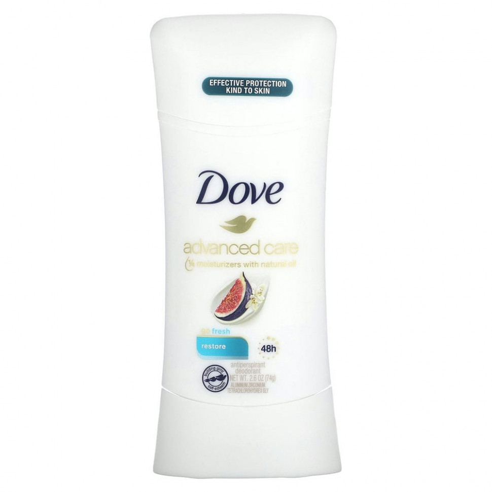 ������ ������ Dove, Advanced Care, Go Fresh, Antiperspirant Deodorant, Restore, 2.6 oz (74 g)  IHerb (������) ����