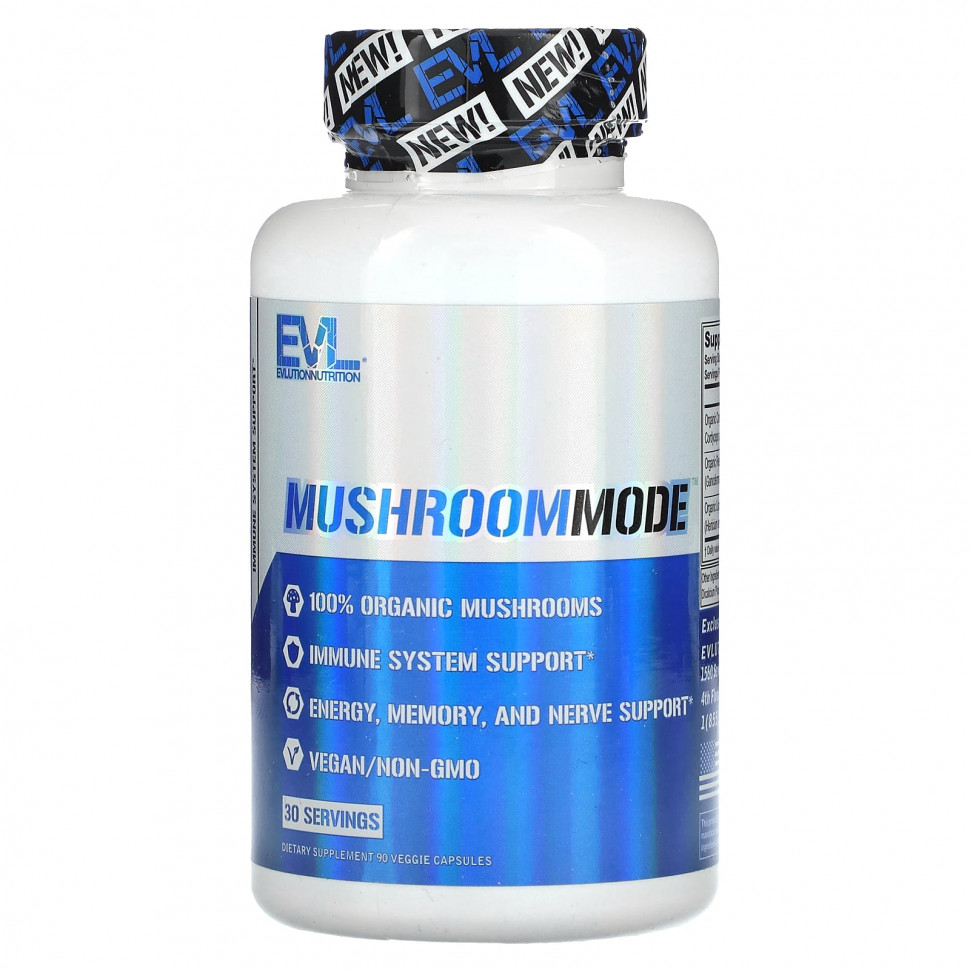 ������ ������ EVLution Nutrition, MushroomMode, 90 ������������ ������  IHerb (������) ����