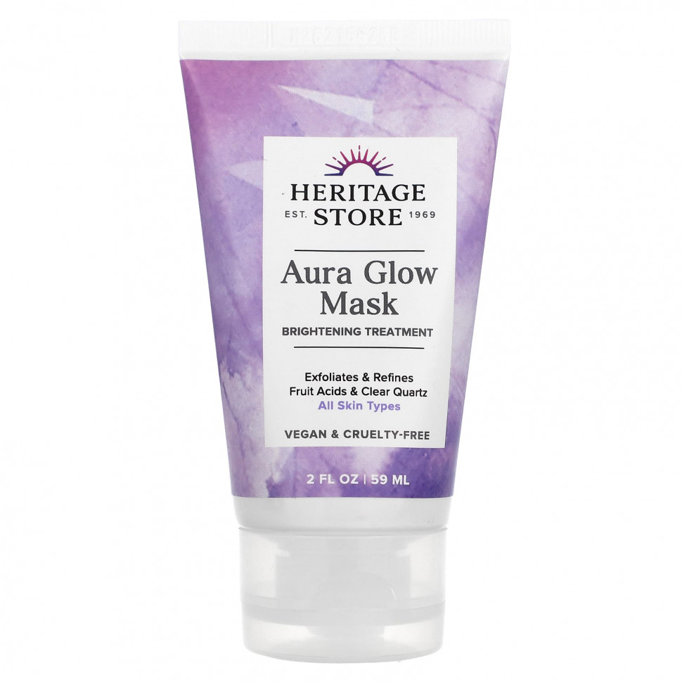 ������ ������ Heritage Store, Aura Glow Beauty Mask, ��� ���� ����� ����, 59 �� (2 ����. �����)  IHerb (������) ����