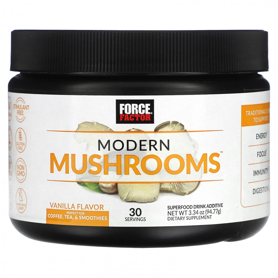 ������ ������ Force Factor, Modern Mushrooms, ������, 94,77 � (3,34 �����)  IHerb (������) ����