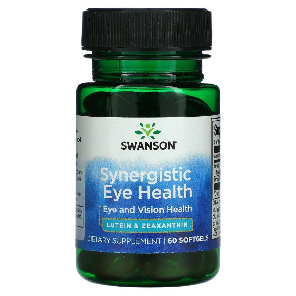 ������ ������ Swanson, Synergistic Eye Health, Eye and Vision, 60 ������ ��������  IHerb (������) ����