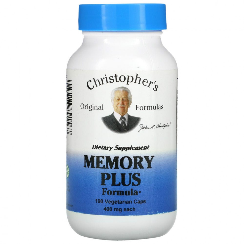 ������ ������ Christopher's Original Formulas, Memory Plus Formula, 450 mg, 100 Vegetarian Caps  IHerb (������) ����
