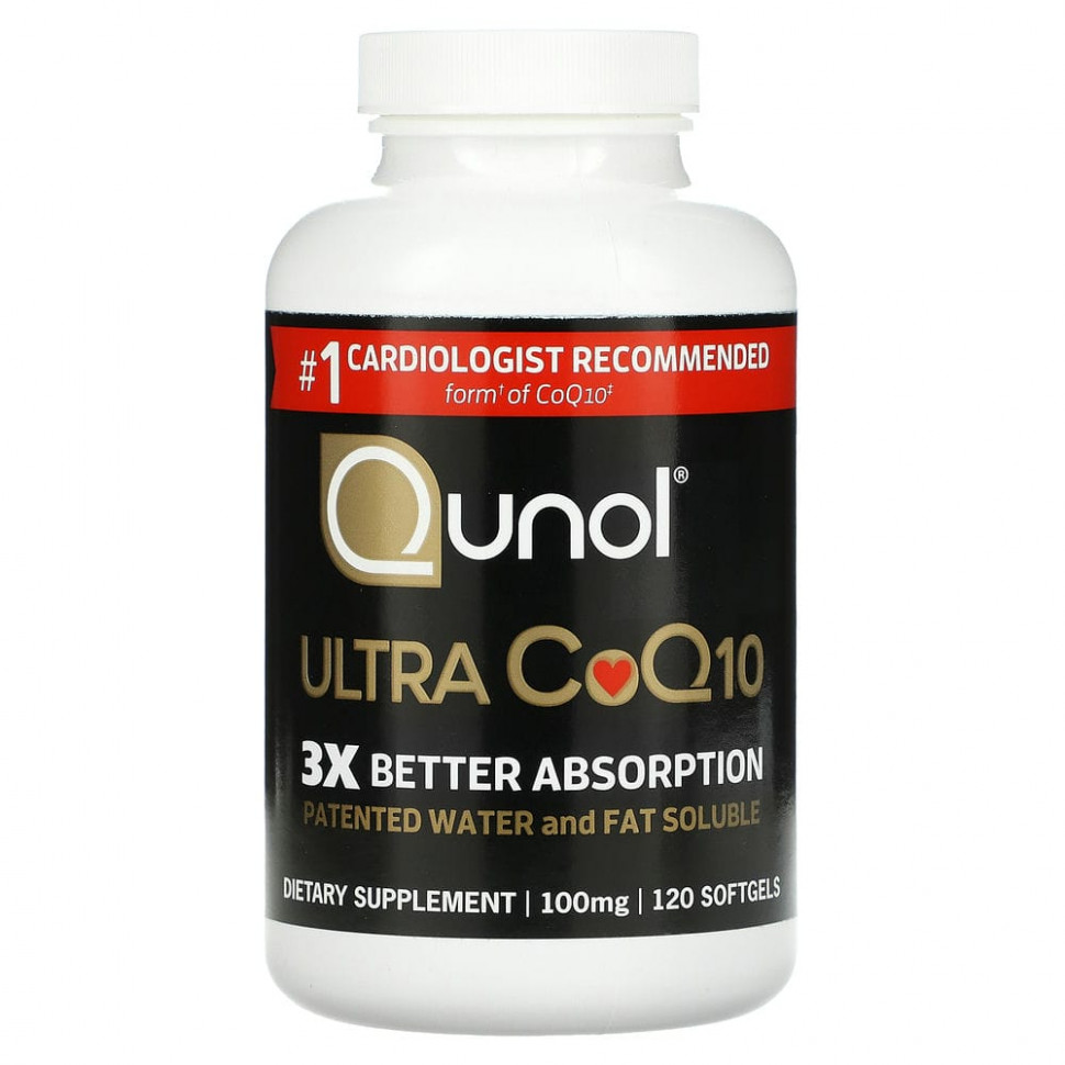 ������ ������ Qunol, Ultra CoQ10, 100 ml, 120 Softgels  IHerb (������) ����