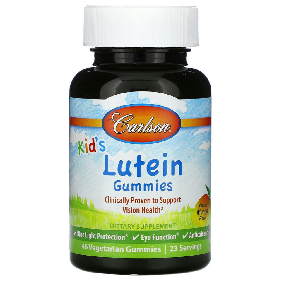 ������ ������ Carlson Labs, Kid's Lutein Gummies, ����������� �����, 46 �������������� ����������� ��������  IHerb (������) ����