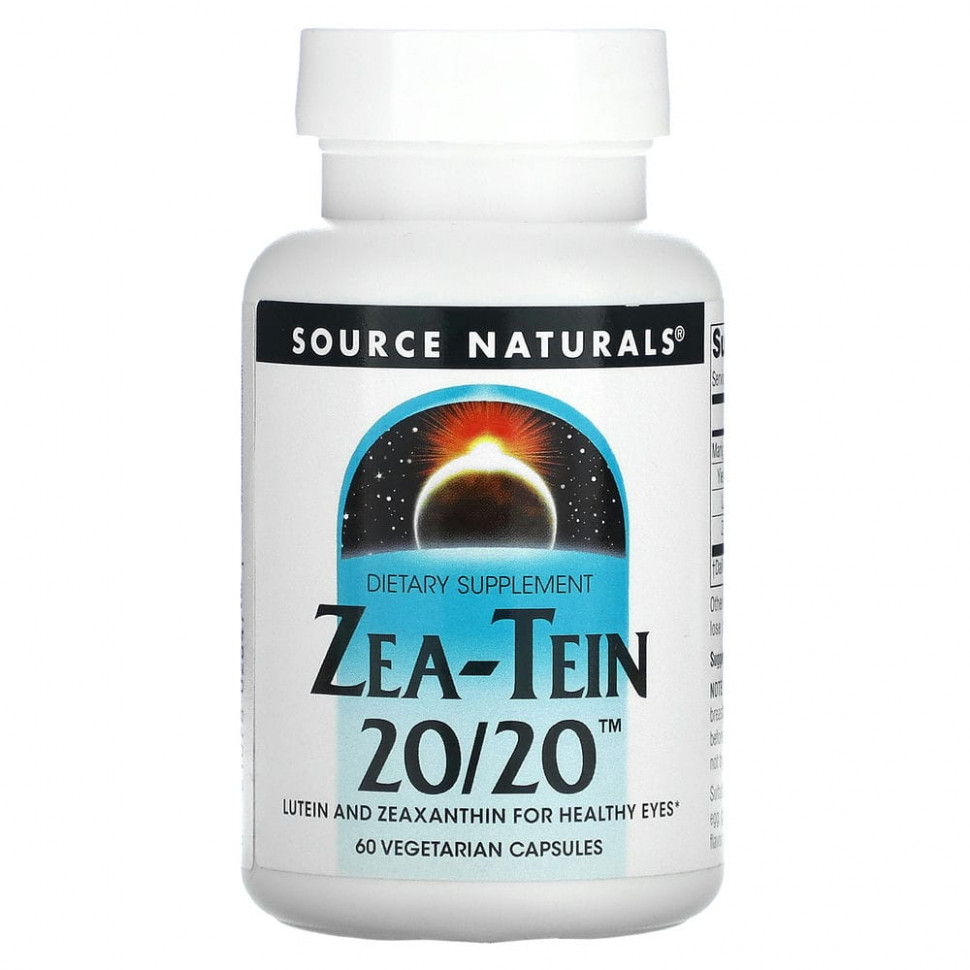 ������ ������ Source Naturals, Zea-Tein 20/20, 60 �������������� ������  IHerb (������) ����