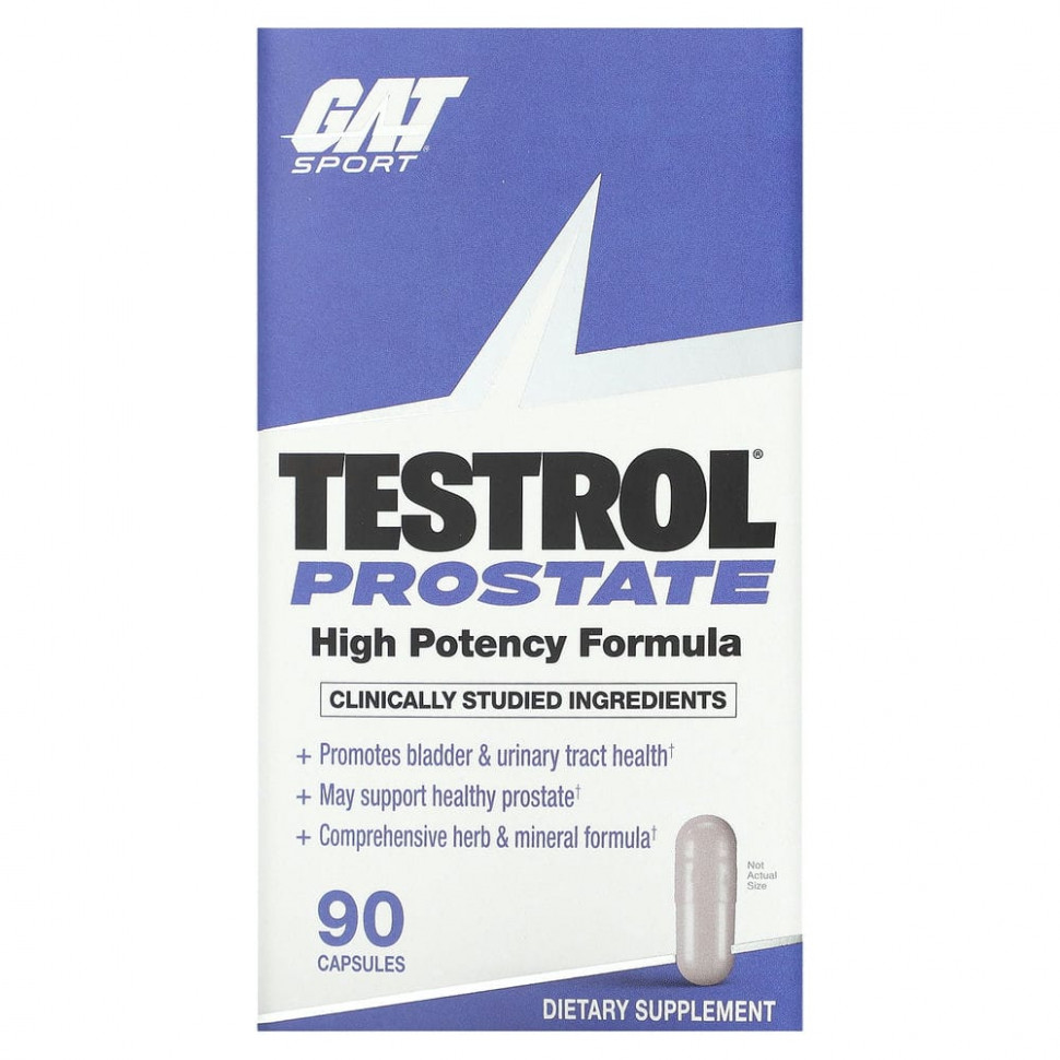������ ������ GAT, Sport, Testrol ��� ��������, 90 ������  IHerb (������) ����