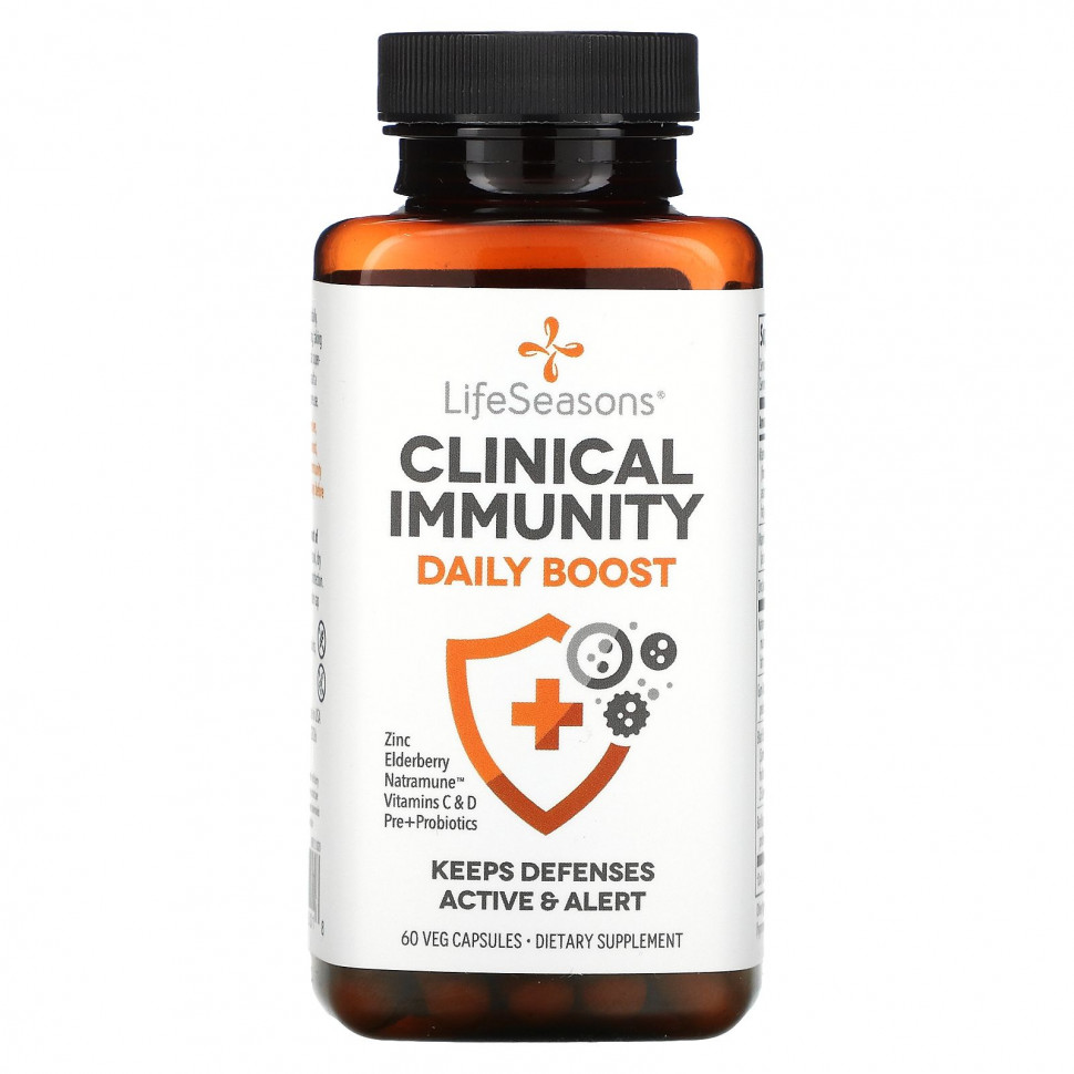 ������ ������ LifeSeasons, Clinical Immunity Daily Boost, 60 Veg Capsules  IHerb (������) ����