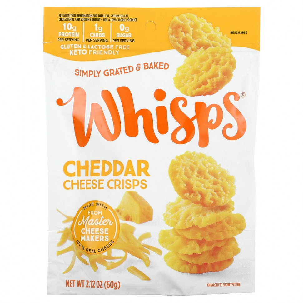 ������ ������ Whisps, Cheddar Cheese Crisps , 2.12 oz (60 g)  IHerb (������) ����