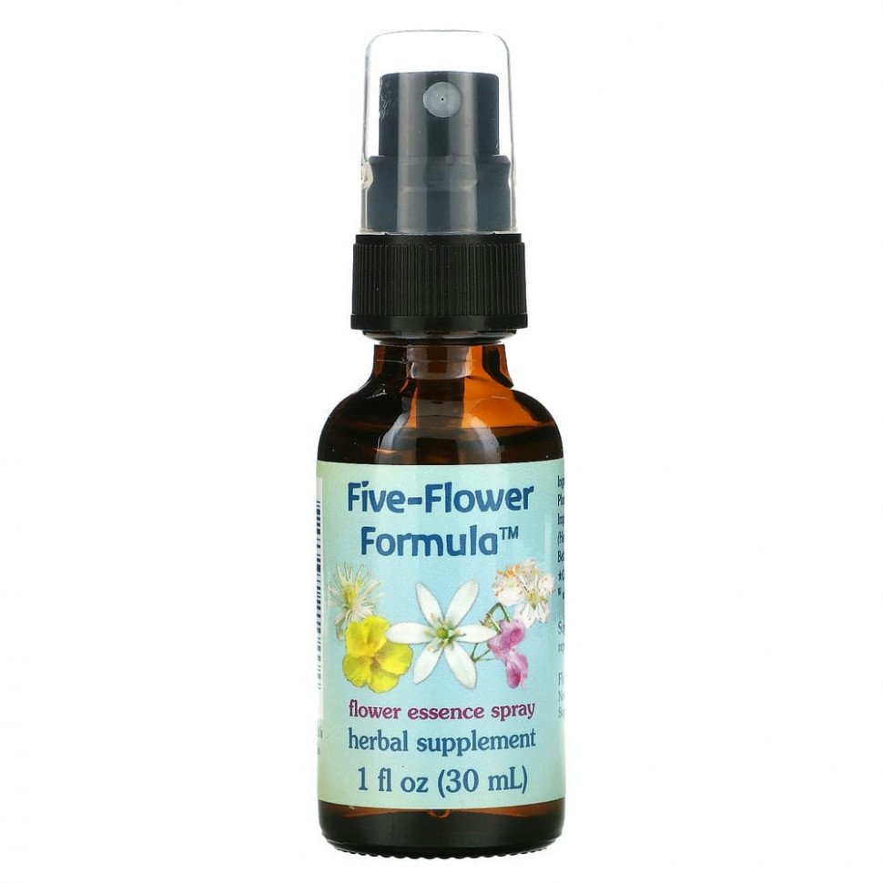 ������ ������ Flower Essence Services, Five-Flower Formula, ����� ��������� ��������, 30 ��  IHerb (������) ����