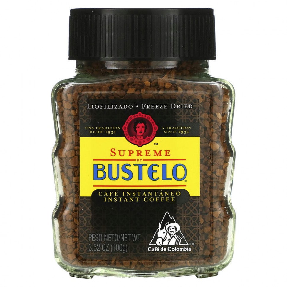 ������ ������ Caf? Bustelo, Supreme by Bustelo, ����������� ����, ���������������, 100 � (3,52 �����)  IHerb (������) ����