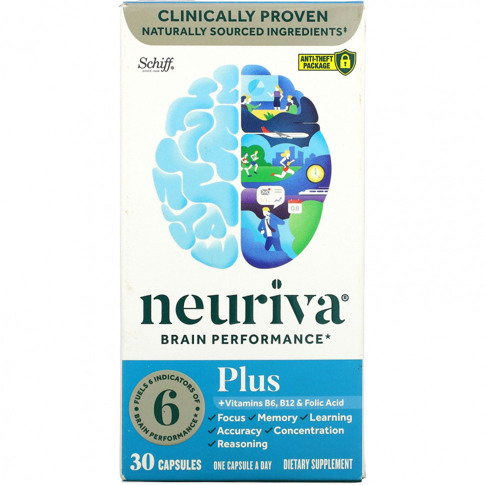 ������ ������ Schiff, Neuriva Brain Performance Plus, 30 Capsules  IHerb (������) ����