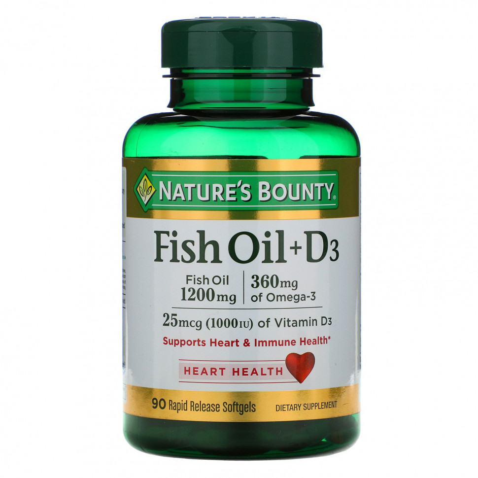 ������ ������ Nature's Bounty, ����� ��� + D3, 90 ������ �������������� ������ ������  IHerb (������) ����